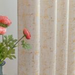 Gold Foil Printed Blackout Curtains - Image 4