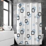 Punch-free Waterproof And Mildew-proof Thick Partition Curtain - Small Square