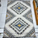 colorful living room rug