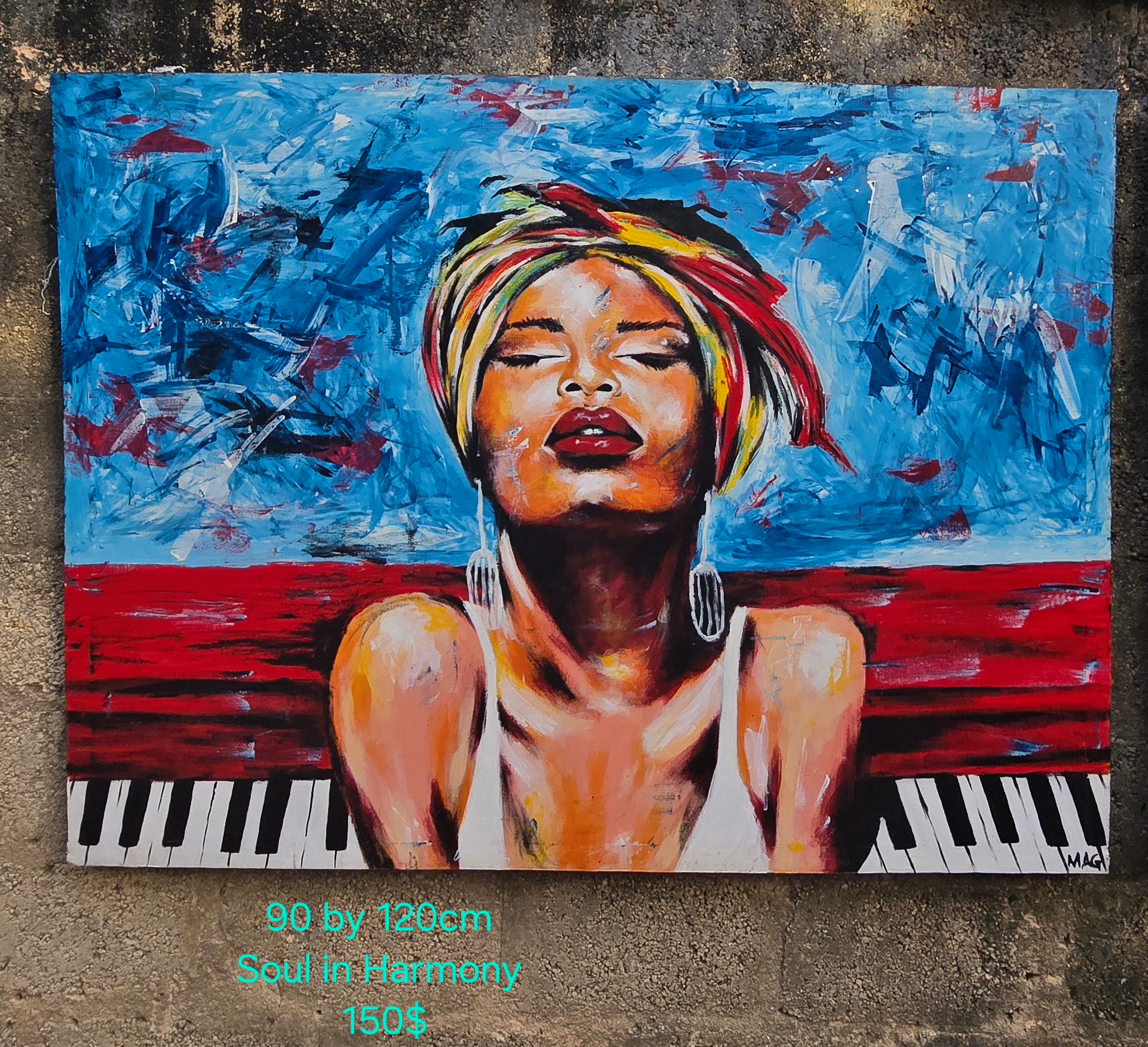 Soul in Harmony – 90 x 120 cm Canvas Art Soul in Harmony – 90 x 120 cm Canvas Art